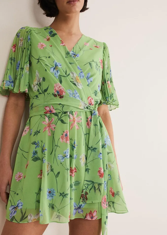 Women Phase Eight Jumpsuits Astoria Floral Playsuit Greenmulti