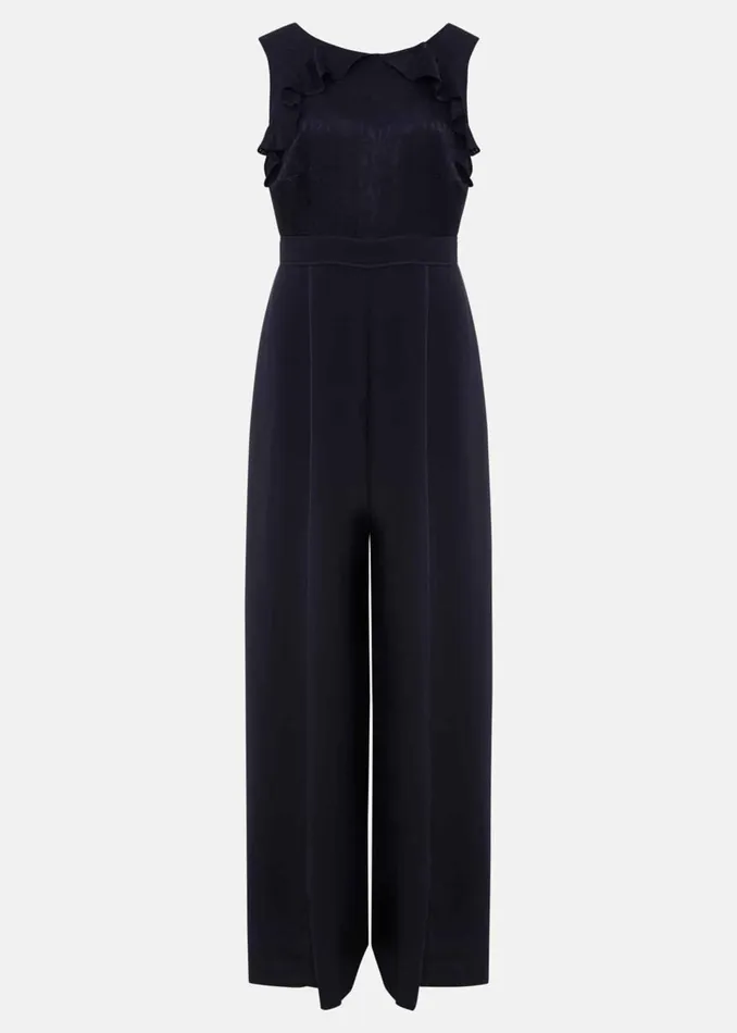 Women Phase Eight Jumpsuits Atlanta Burnout Jumpsuit Navy