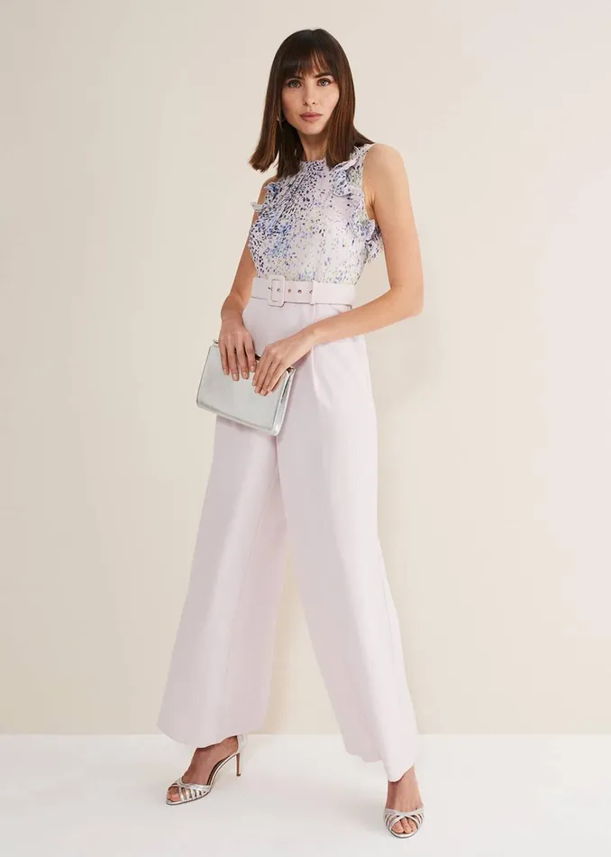 Women Phase Eight Jumpsuits Honey Ditsy Jumpsuit Dark Wash