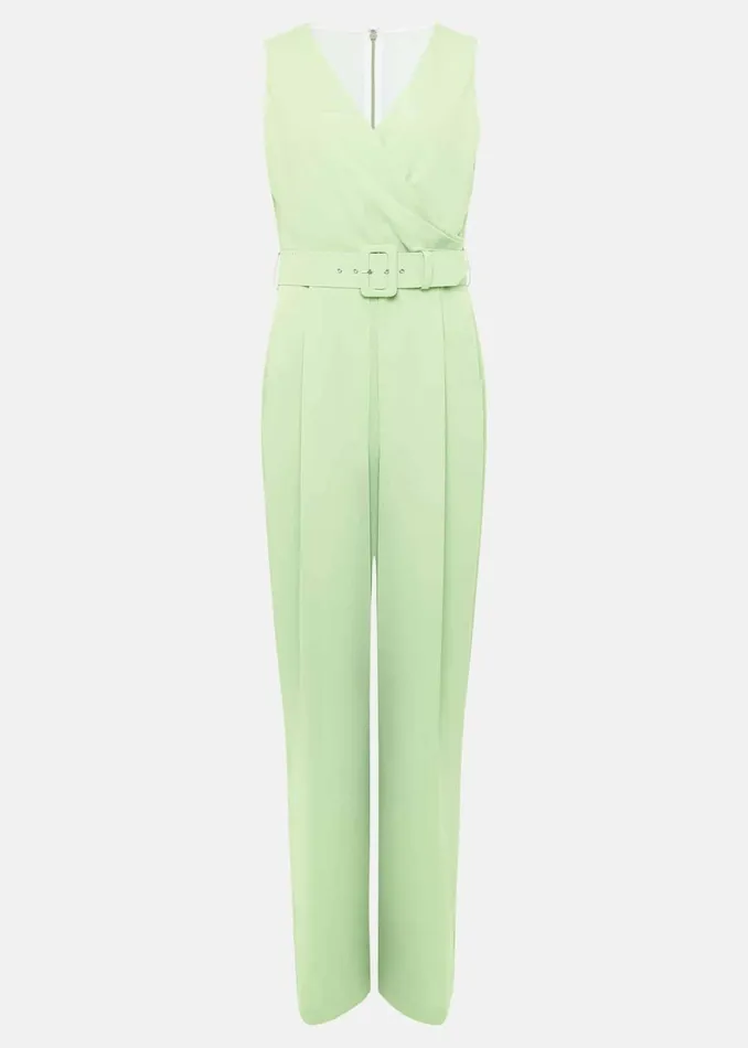 Women Phase Eight Jumpsuits Lissia Green Wide Leg Jumpsuit Apple Green