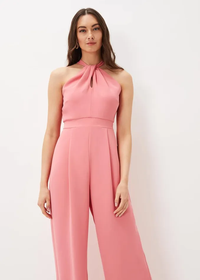 Women Phase Eight Jumpsuits Mellany Wide Leg Jumpsuit Watermelon