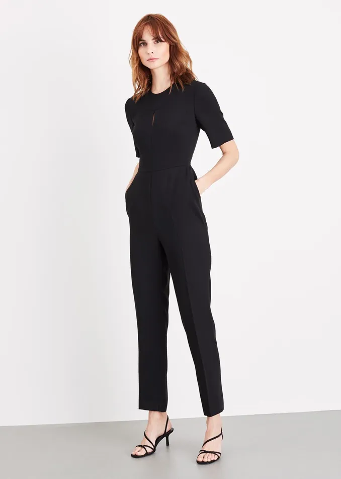 Women Phase Eight Jumpsuits Nina City Suit Jumpsuit Black
