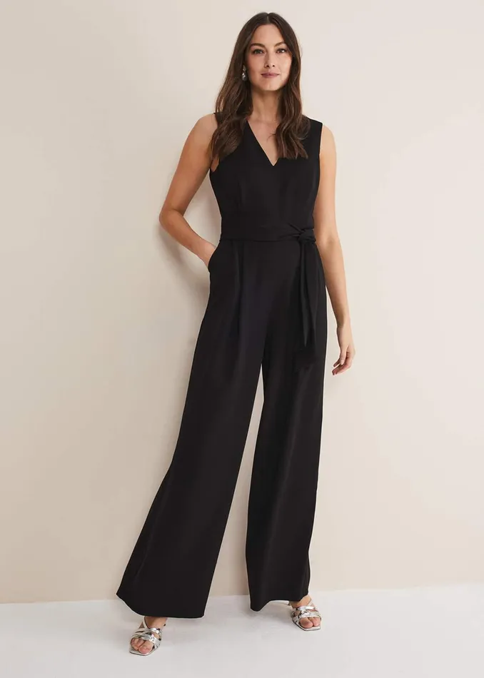 Women Phase Eight Jumpsuits Reina Jumpsuit Black