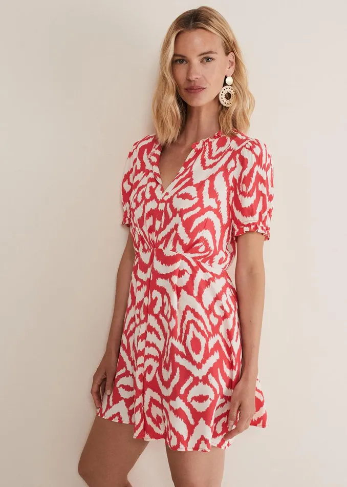 Women Phase Eight Jumpsuits Rolanda Printed Playsuit Coralcream