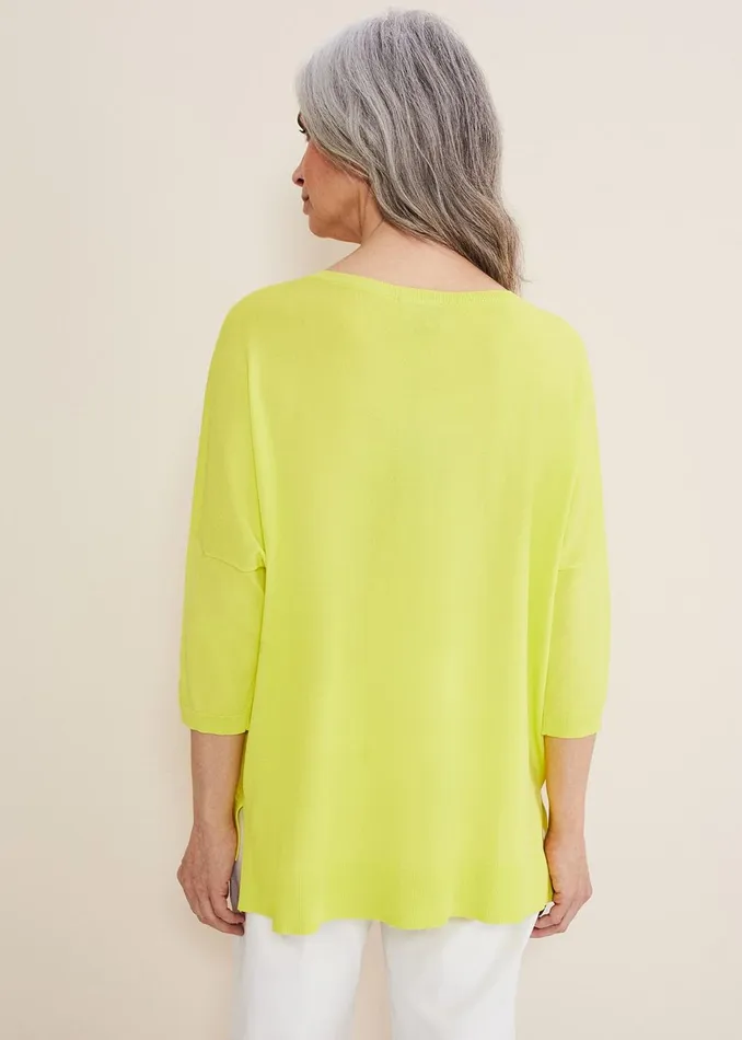 Women Phase Eight Knitwear Adriana Stepped Hem Knit Lime