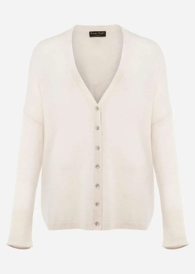 Women Phase Eight Knitwear Arabella Cashmere Cardigan Buttermilk