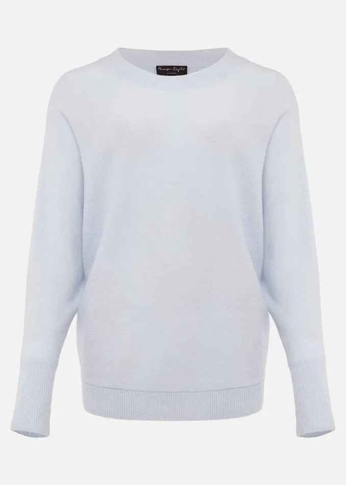 Women Phase Eight Knitwear Beatrice Cashmere Jumper Soft Blue