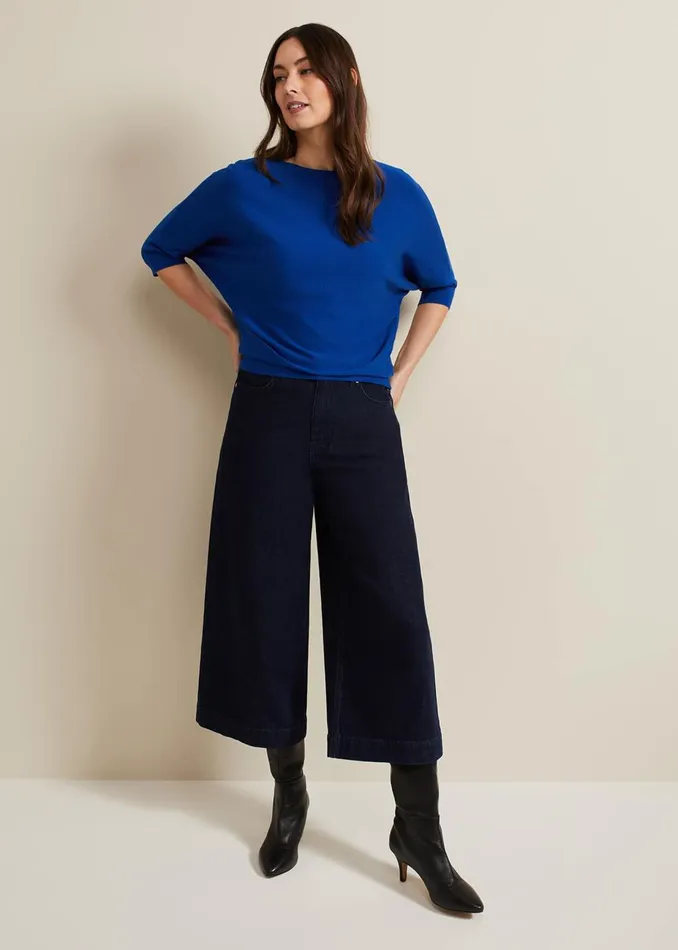 Women Phase Eight Knitwear Cristine Knit Jumper Cobalt