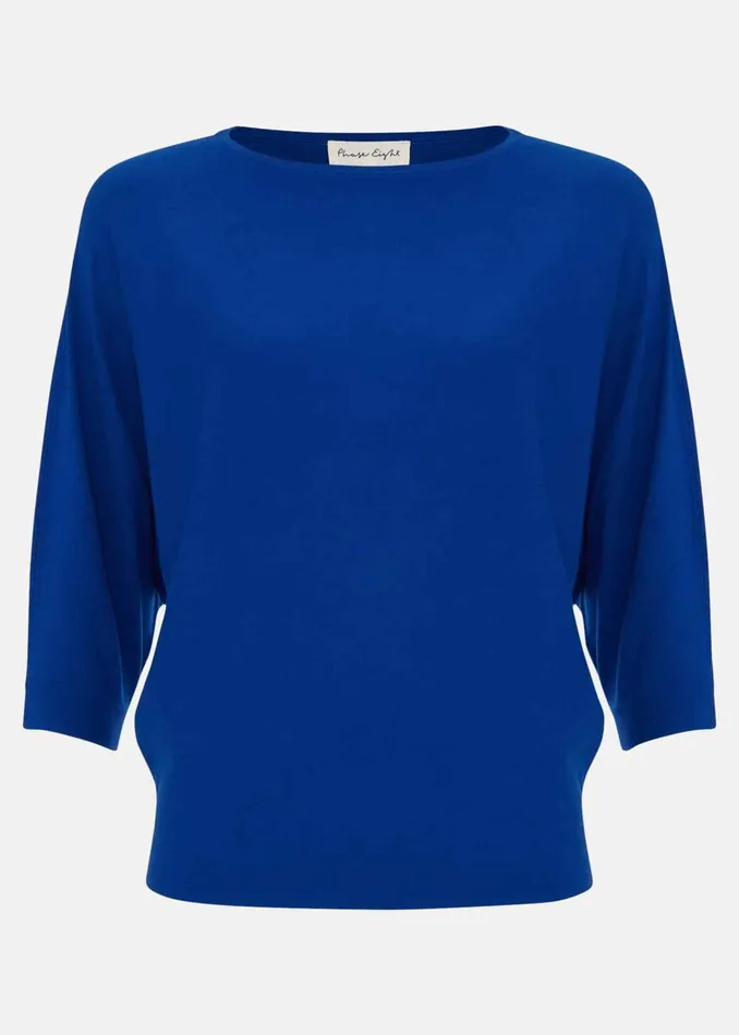 Women Phase Eight Knitwear Cristine Knit Jumper Cobalt