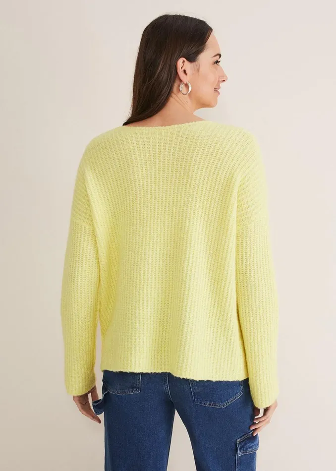 Women Phase Eight Knitwear Fay Mohair Open Knitted Jumper Sherbet