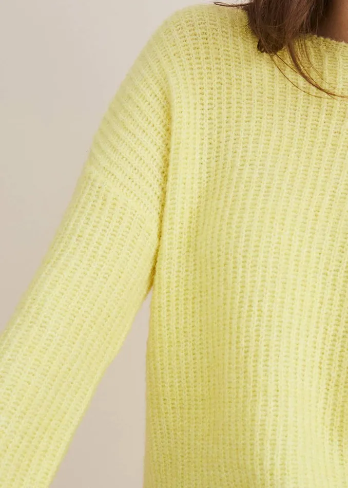 Women Phase Eight Knitwear Fay Mohair Open Knitted Jumper Sherbet