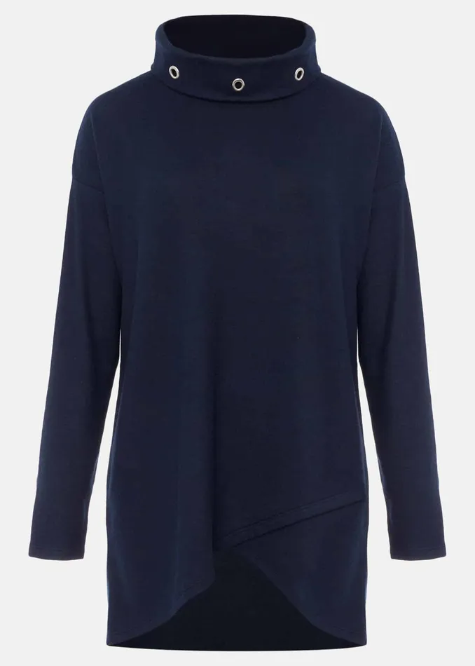 Women Phase Eight Knitwear Gwen Eyelet Jumper Midnight