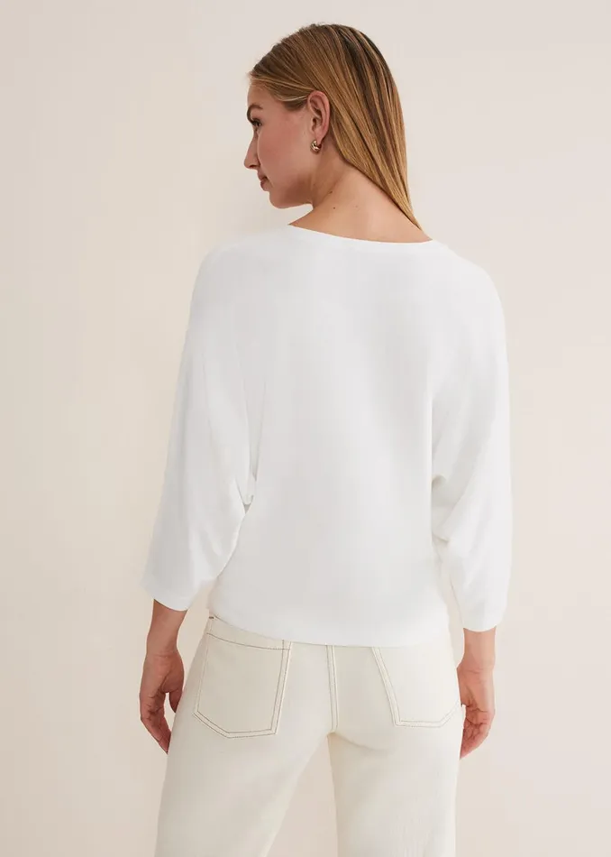 Women Phase Eight Knitwear Lilliah Fine Knit Embellished Jumper Ivory