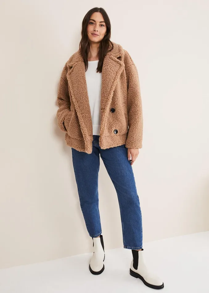 Women Phase Eight Knitwear Linda Button Trim Knit Ivory
