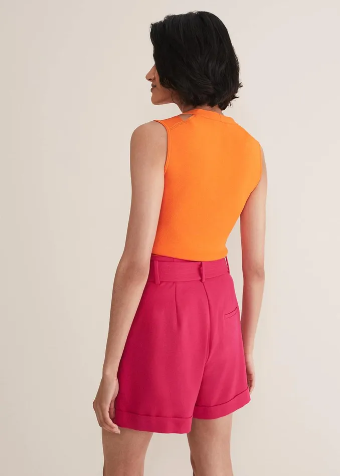 Women Phase Eight Knitwear Scarlett Knitted Top Orange
