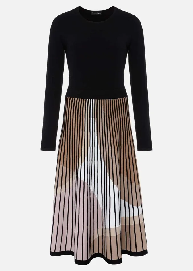 Women Phase Eight Knitwear Silvia Fit And Flare Dress Multicoloured