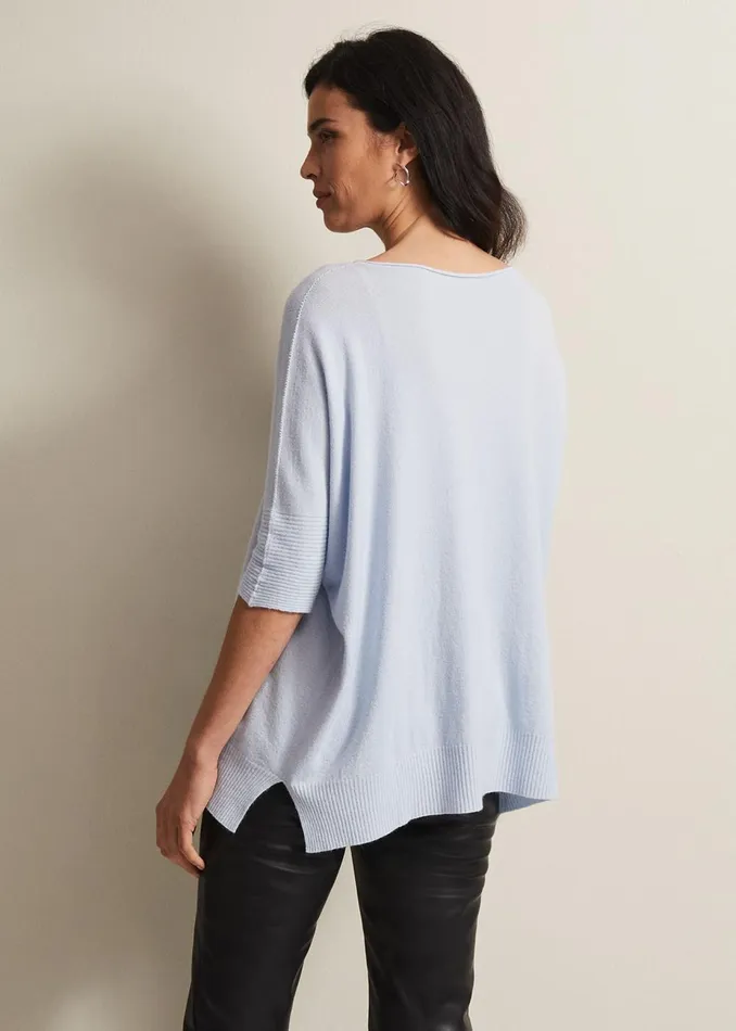 Women Phase Eight Knitwear Zienna Light Blue Jumper Pale Blue