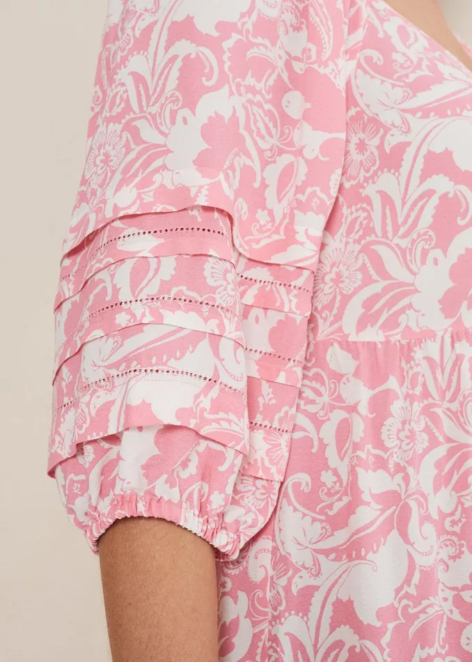Women Phase Eight Midi Dresses Damyana Midi Dress Pink