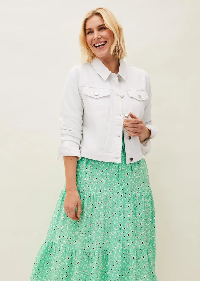 Women Phase Eight Midi Dresses Diana Floral Midi Dress Green