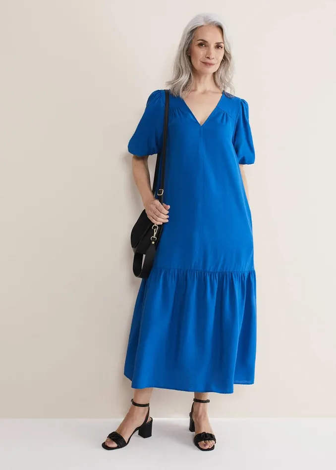 Women Phase Eight Midi Dresses Ive Midi Dress Cobalt