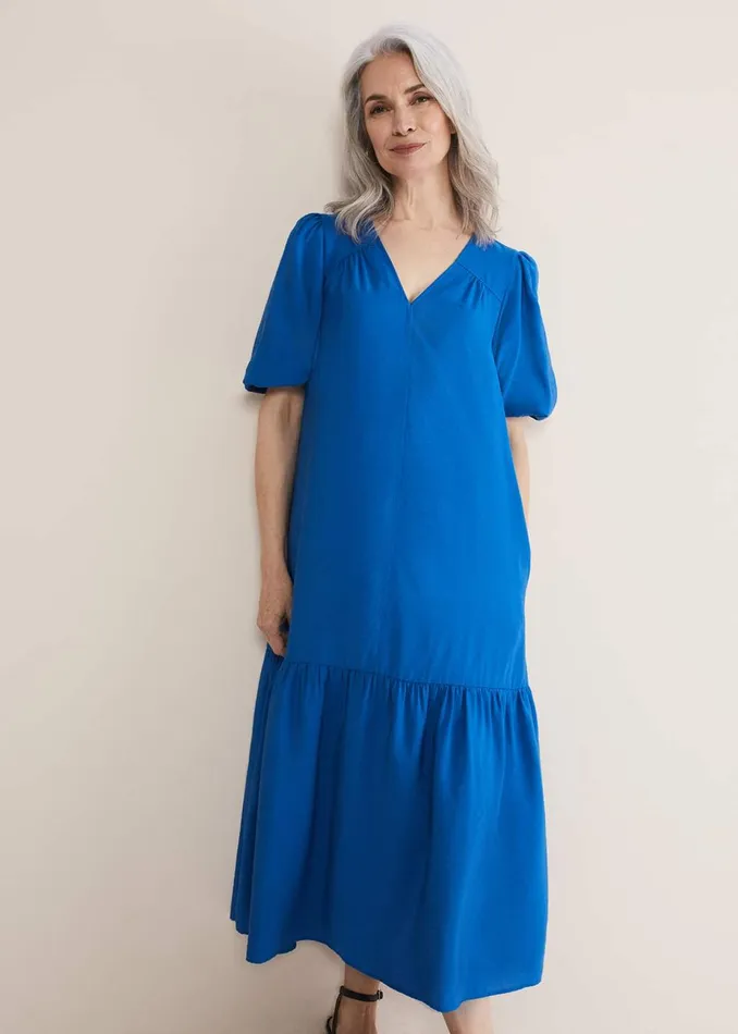 Women Phase Eight Midi Dresses Ive Midi Dress Cobalt