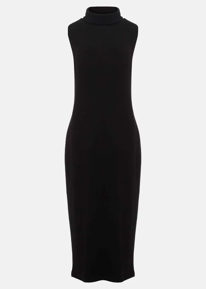 Women Phase Eight Midi Dresses Jessica Black Jersey Bodycon Midi Dress Black