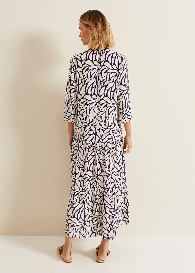 Women Phase Eight Midi Dresses Penele Geo Zip Midi Dress Purple