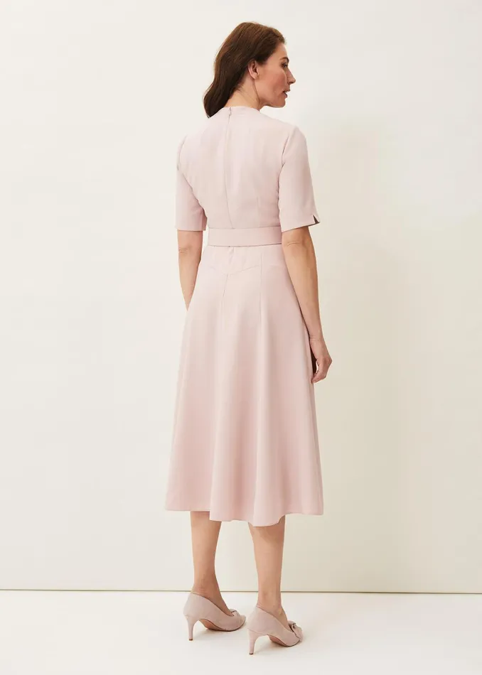 Women Phase Eight Occasion Dresses Abigail Fit And Flare Dress Antique Rose