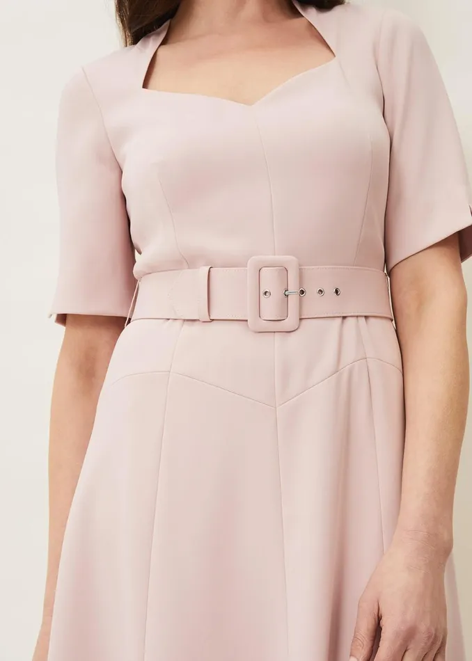 Women Phase Eight Occasion Dresses Abigail Fit And Flare Dress Antique Rose