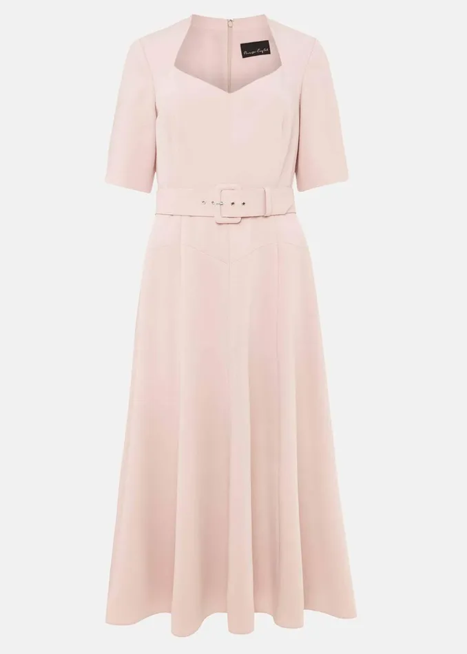 Women Phase Eight Occasion Dresses Abigail Fit And Flare Dress Antique Rose