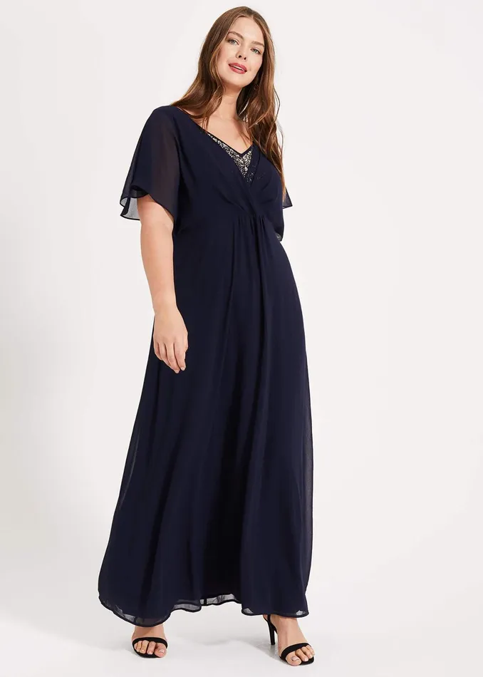 Women Phase Eight Occasion Dresses Albertina Maxi Dress Navy