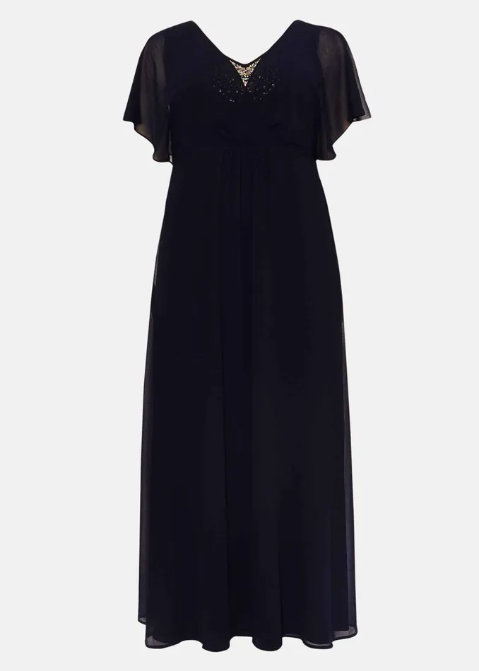 Women Phase Eight Occasion Dresses Albertina Maxi Dress Navy