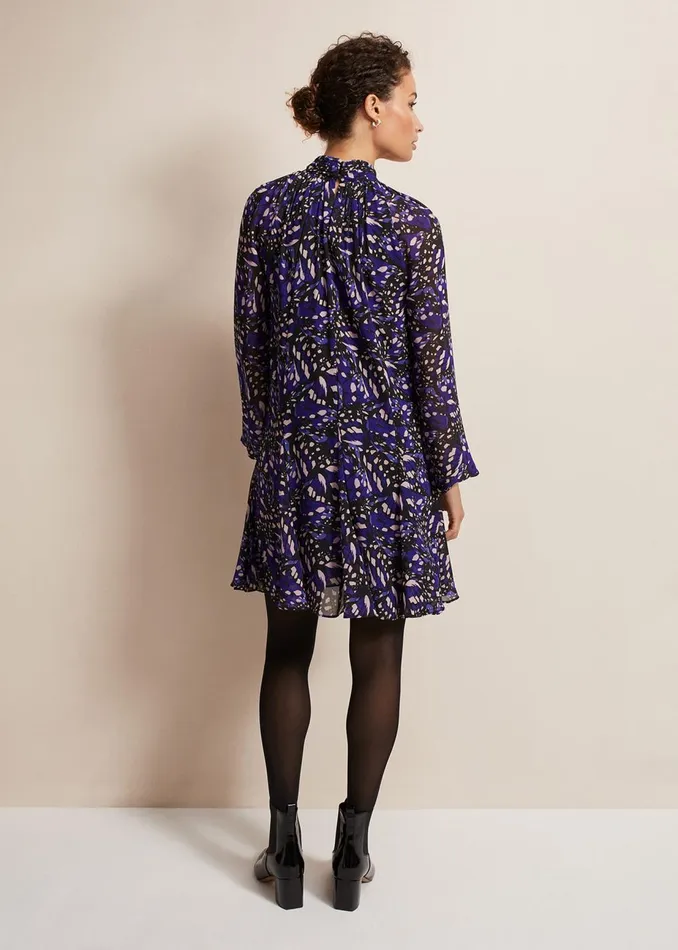 Women Phase Eight Occasion Dresses Aleka Abstract Swing Mini Dress Multicoloured