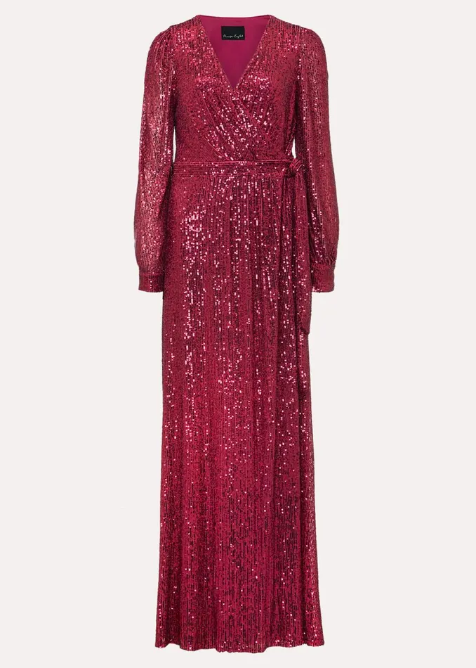 Women Phase Eight Occasion Dresses Amily Pink Sequin Maxi Dress Pink