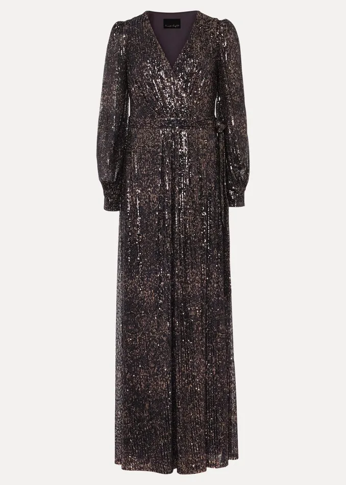 Women Phase Eight Occasion Dresses Amily Sequin Maxi Dress Rose Gold