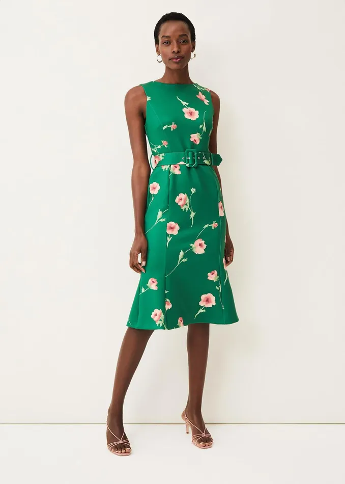 Women Phase Eight Occasion Dresses Anais Scuba Dress Jade