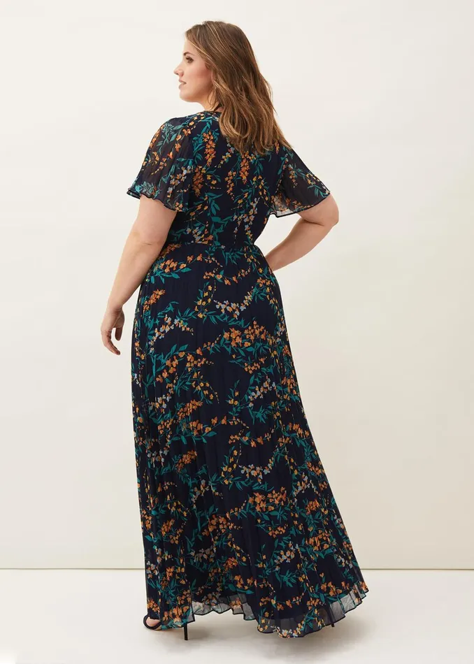 Women Phase Eight Occasion Dresses Annie Floral Maxi Dress Navymulti