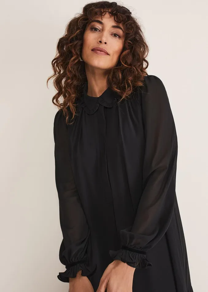 Women Phase Eight Occasion Dresses April Pleat Dress Black