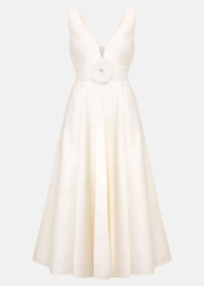 Women Phase Eight Occasion Dresses Ariel Fit And Flare Wedding Dress Ivory