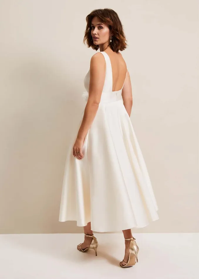 Women Phase Eight Occasion Dresses Ariel Fit And Flare Wedding Dress Ivory
