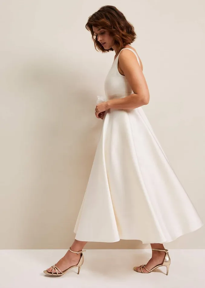 Women Phase Eight Occasion Dresses Ariel Fit And Flare Wedding Dress Ivory