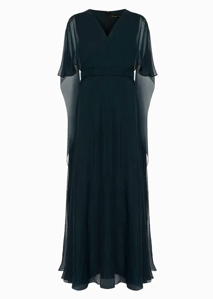 Women Phase Eight Occasion Dresses Arwen Silk Drape Dress Petrol
