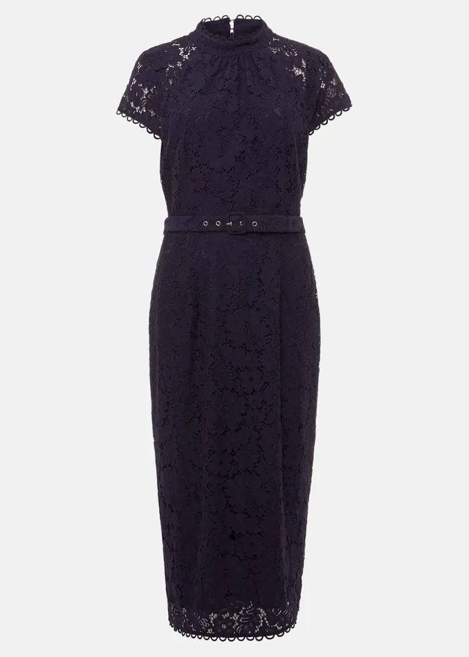 Women Phase Eight Occasion Dresses Aurora Lace Dress Navy