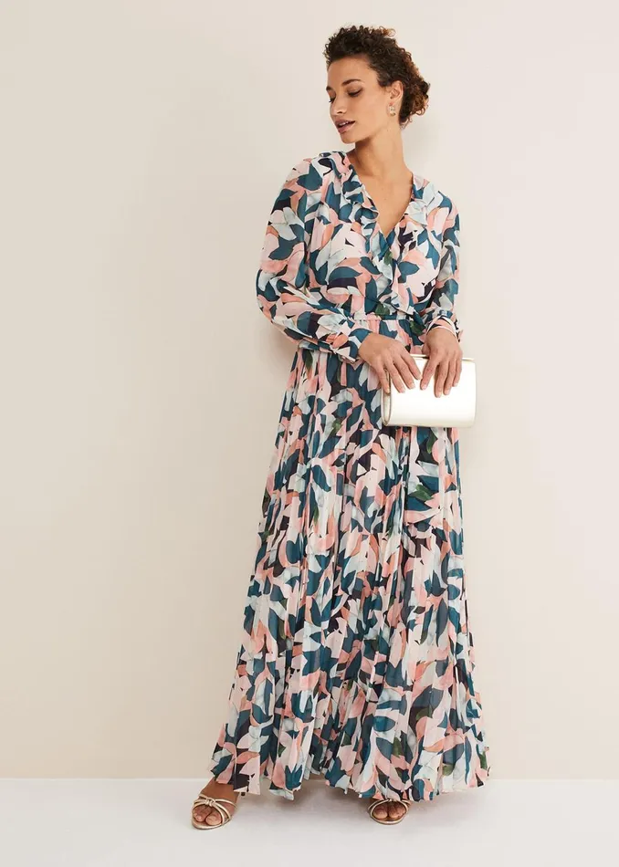 Women Phase Eight Occasion Dresses Averie Floral Maxi Dress Multicoloured