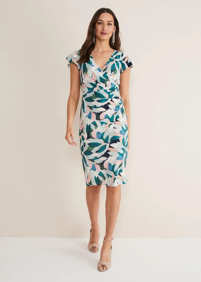 Women Phase Eight Occasion Dresses Averie Floral Midaxi Dress Multicoloured