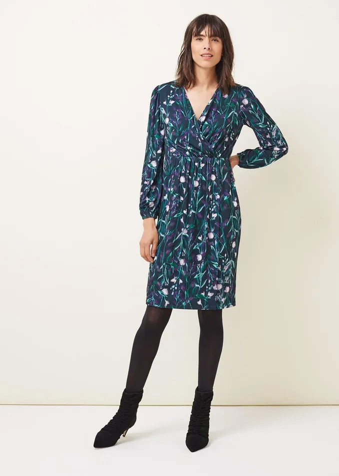 Women Phase Eight Occasion Dresses Beatrix Floral Jersey Dress Multicoloured