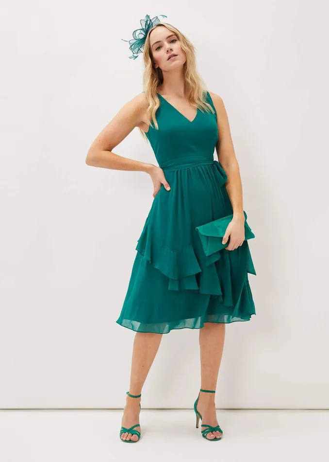 Women Phase Eight Occasion Dresses Breesha Dress Jade