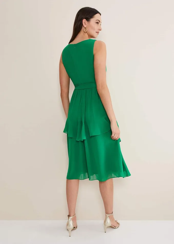 Women Phase Eight Occasion Dresses Breesha Green Midaxi Dress Grass Green