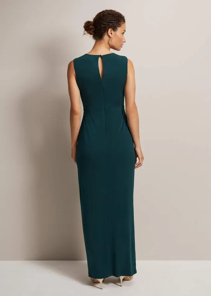 Women Phase Eight Occasion Dresses Christabel Dark Green Maxi Dress Dark Green