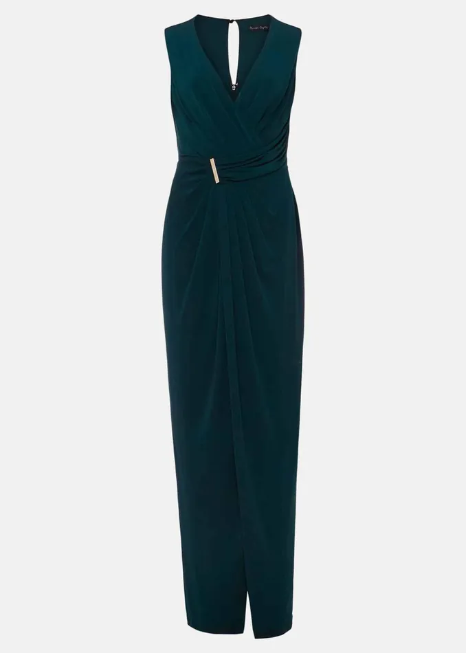 Women Phase Eight Occasion Dresses Christabel Dark Green Maxi Dress Dark Green